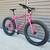 Neon Pink Medium/Large 56cm Surly Pugsley Disc 26er Fat Bike/Mtn Bike 12 thumbnail