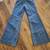 Original Vintage 1970's flared Studded Jeans 2 thumbnail