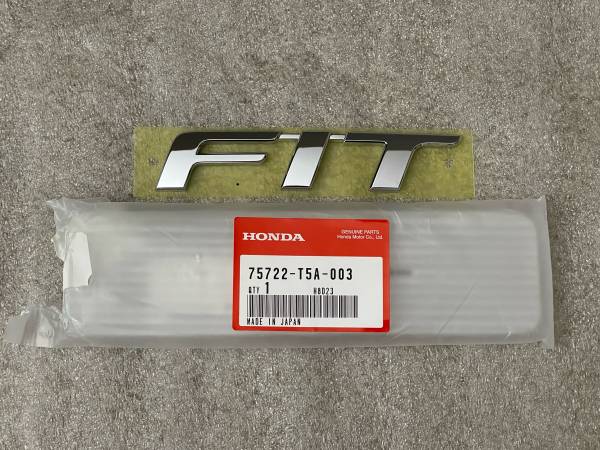 2015 - 2019 Honda Fit Rear Liftgate Tailgate Emblem Badge Nameplate 75722T5A003 1