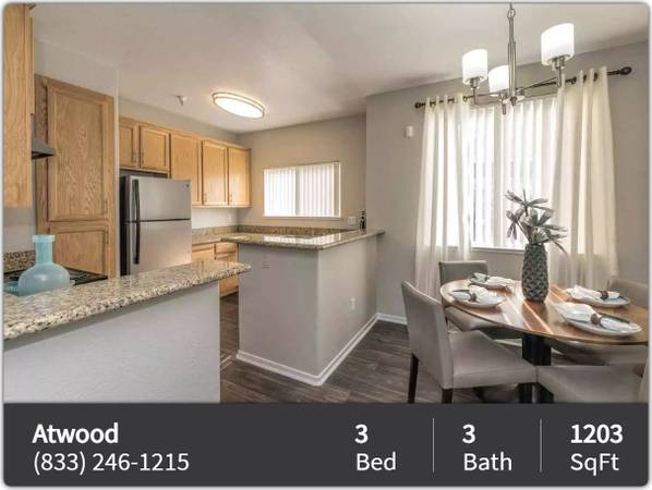 $2,570 / 3br - 1203ft2 - Come in as a stranger and stay as a neighbor! 3 Bed/3 Bath/1203 SqFt (Citrus Heights)63900311138946120