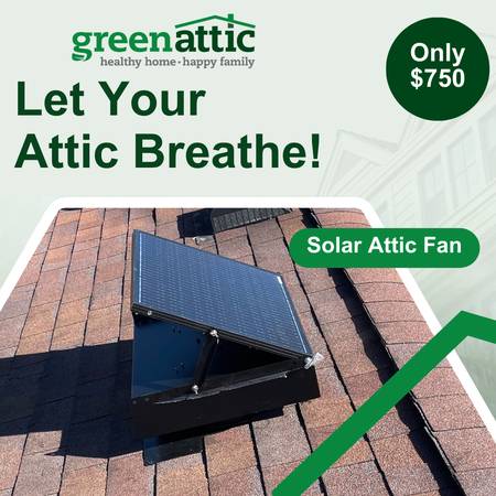 Solar Attic Fan Service – Let Your Attic Breathe! 1
