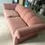 Chenille, mid-century  modern style couch 2 thumbnail