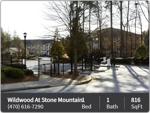 $1,120 / 1br - 816ft2 - Dog and Cat-Friendly 816 SqFt 1 Bed / 1 Bath! Pets Welcome Here! (Stone Mountain - Stone Mountain)63964265943939120