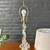 Mid-Century Modern Twisted Crystal Glass Table Lamp, c.1960’s 6 thumbnail