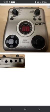 Zoom G1N ext guitar effects pedal  This includes the adapter. 1