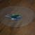 Hand blown glass pedestal/serving dish 1 thumbnail