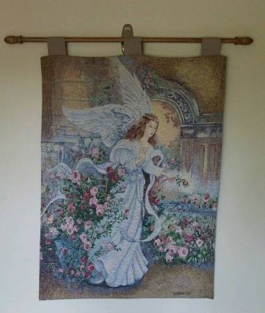 ANGEL OF LOVE TAPESTRY WALL HANGING 1