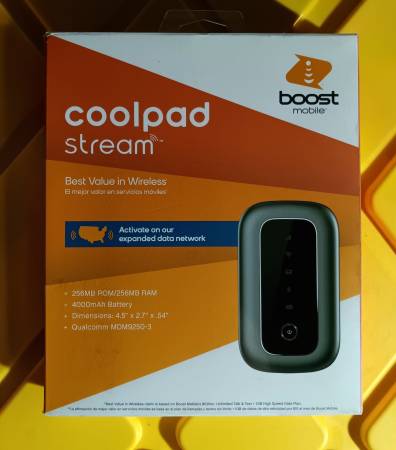 Boost Mobile Coolpad Stream Hotspot (New) 1