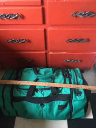 Green Sports Bag--33" long x13wide x13 "high 1