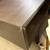 Ikea modern dark wood coffee table w glass topper 5 thumbnail