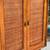 Mid Century Modern Walnut Cane Tall Dresser Gentleman's Chest Armoire 12 thumbnail