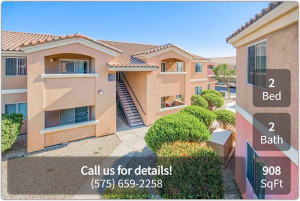 $881 / 2br - 908ft2 - Don't miss this fabulous 2 Bed, 2 Bath! Highly desirable location! (Las Cruces)63687913803649120