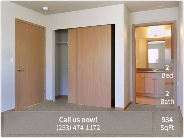 $1,715 / 2 habitaciones - 934 pies² - Todo lo que necesitas y más: 2 hab., 2 baños en una comunidad vibrante. (Tacoma - South Tacoma)63786707705091121