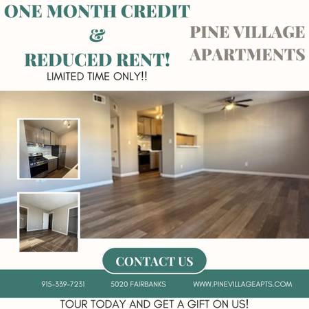 💲 BIGGEST SAVINGS DEAL! 1 MONTH FREE + LOWER RENT FOR THE LONG HAUL! 1