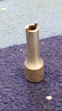 Vintage Snap-on S9458 2 Prong Dash Bezel Nut Socket 1
