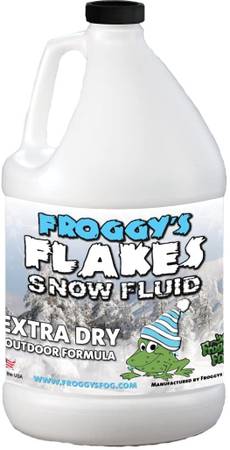 Froggys Flakes - Extra Dry Snow Juice - Snow Machine Fluid - 1 Gallon 1
