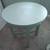 SIDE TABLE, MINT GREEN, SOLID WOOD, VERY STABLE 22 INCHES WIDE 1 thumbnail