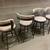 4 comfortable swivel stools with backrest 4 thumbnail