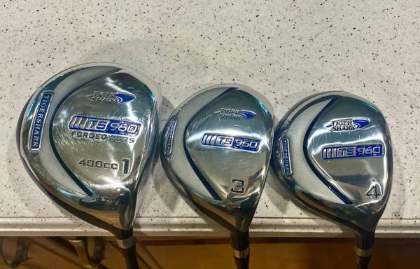 Tiger Shark TS960 1-Driver 400cc 3 & 4 Woods RH Ladies Flex Graphite S 1