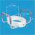Carex 3.5 Inch Raised Toilet Seat with Arms - For Round Toilets (New) 8 thumbnail