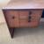 Vintage mcm modern mid century solid wood desk and chair 5 thumbnail