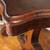 Antique 1800s Game Table flip top Pillar & Scroll side foyer Table 6 thumbnail