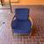 Vintage Round Wood Accent/ Lounge Chair 8 thumbnail