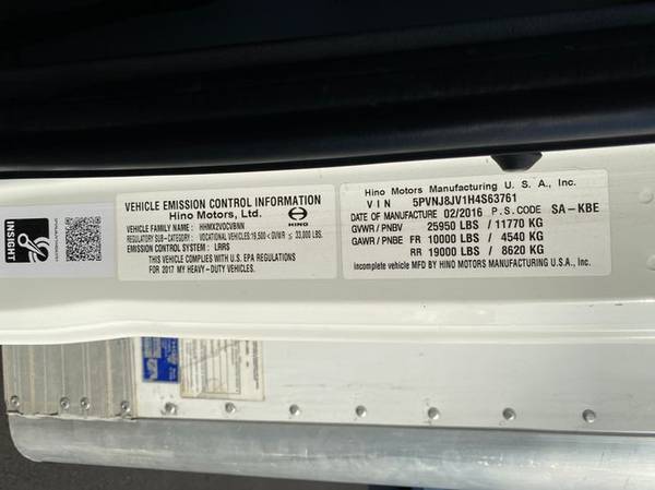 2017 Hino 268 | 26 - Photo 11