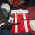 Lot of Stuffed Santas, Snowman, gift bottle bags, and Stockings 2 thumbnail
