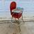 Retro 1950's High Chair Red & Chrome Vintage Baby Child 1 thumbnail