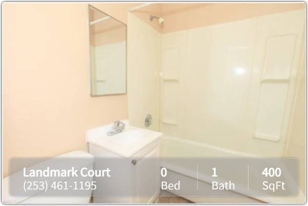 $1,085 / 400ft2 - Great Studio floor plans. Join us! (Tacoma)63799881042433121