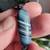 Antique Tibetan Blue Agate Dzi Bead Necklace 10 thumbnail