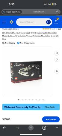 Lote de kits de Lego: parcialmente armados (Delorean, Camaro, Halcón Milenario) - $180 (Wichita)63470275362945121