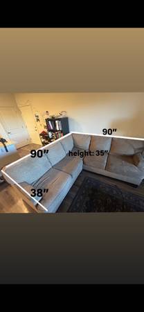 Spacious Brown Sectional 1