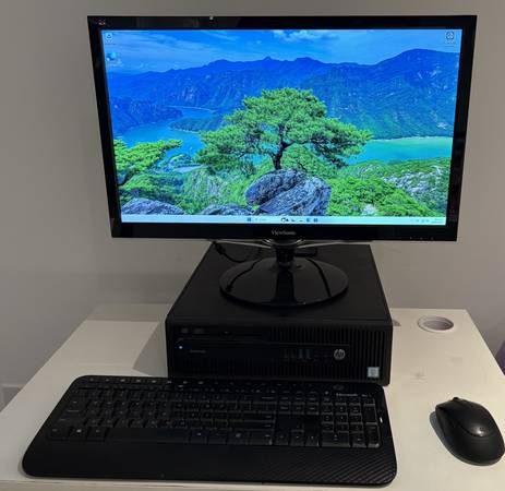 Fast i7 Windows 11 Desktop Computer with Monitor & Wireless Mouse/Keyb 1