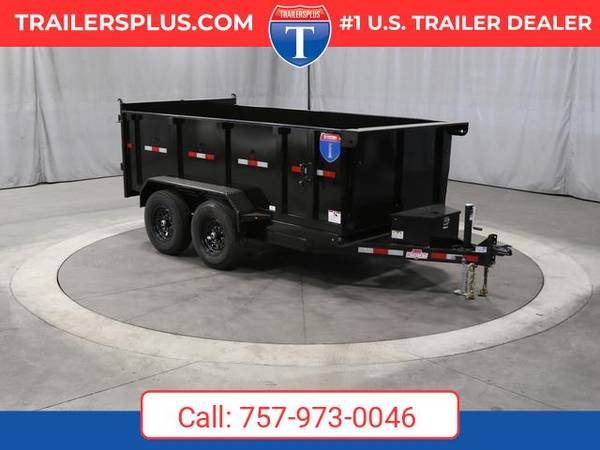 2026 Interstate 6 X 12 LoadRunner Bumper Pull Dump 12K Trailer Black 1