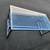 Vintage Hollywood Regency Modern Chrome Glass Top Sled Coffee Table 2 thumbnail