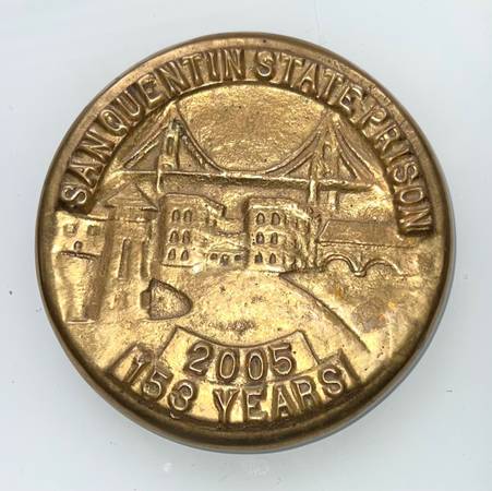 San Quentin Prison * Solid Brass Paperweight 1