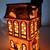 Deluxe Village Collectibles Porcelain Lighted House Christmas Decor 8 thumbnail