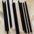50 PLEXIGLASS RODS new Black / White solid 9 thumbnail