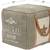 Rue Verdi Green French Chateau Square Canvas Pouf Ottoman 3 thumbnail