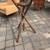 Faux Bamboo, Early 1900's turned wood  plant stand A179 3 thumbnail
