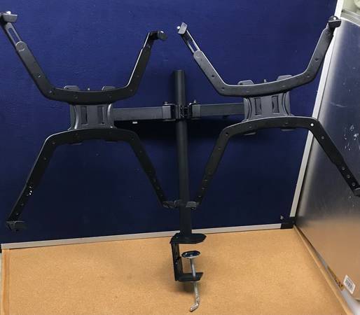 Adatam Extendable Dual Monitor Arm Clamp (adjustable for multiple size 1