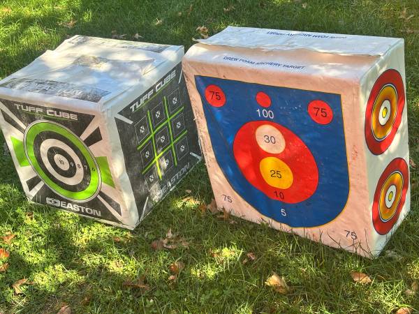 2 Archery styrofoam Targets 1