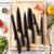 Firm Price! NEW in a Box 6-Piece Kitchen Knife Set w/Magnetic Strip 2 thumbnail