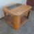 Beautiful Wooden Living Room End Table w Glass 28" x 24" x 20" tall 1 thumbnail