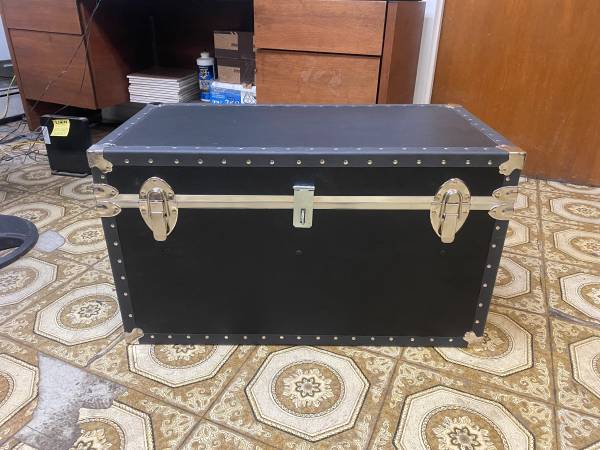 Equestrian Tack Trunk for Beginners. with 2 Genuine Leather Handles 1