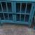 Wood console sofa entry table Tiffany blue, and matching cabinet 4 thumbnail