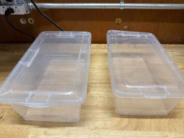 Clear storage containers 1