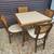 Century Stackmore 5 Piece Bridge Table and Four Folding Chairs. 5 thumbnail